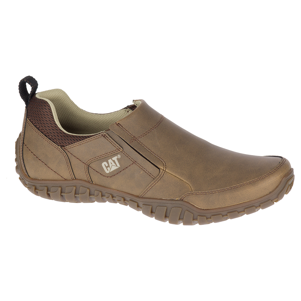 Slip On Męskie Caterpillar Opine Ciemny Beżowe | PL-3759