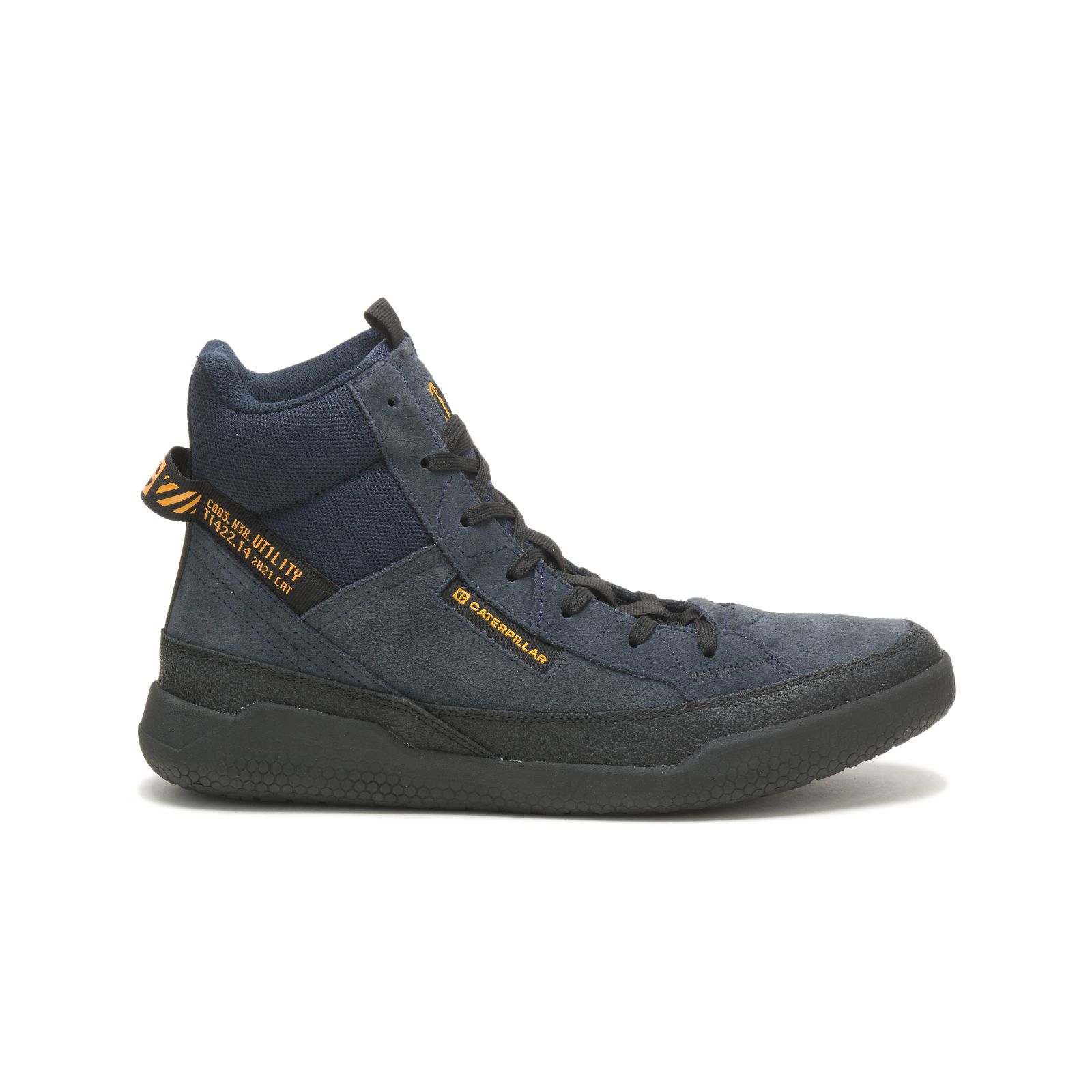 Sneakersy Damskie Caterpillar Code Hex Hi Utility Navy/Black | PL-1239