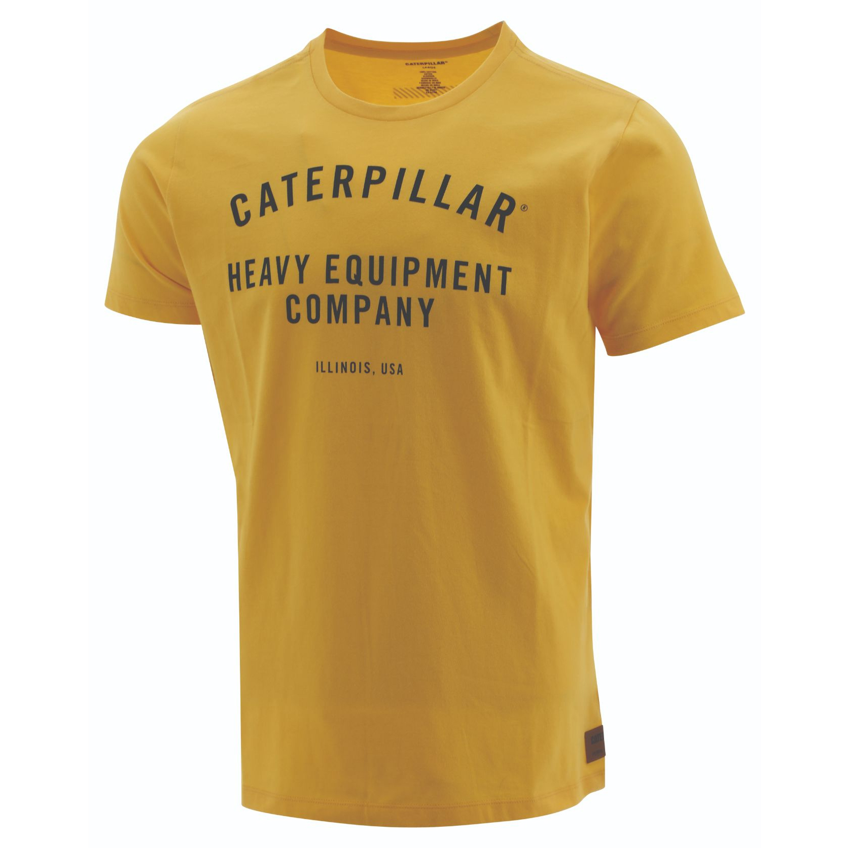 T-Shirts Męskie Caterpillar Robocze Hec Żółte | PL-7103